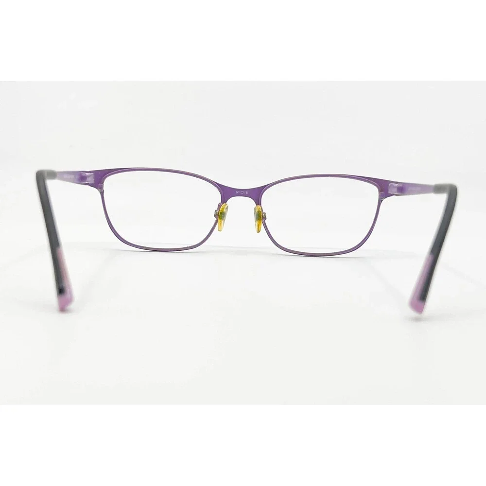 B.U.M. Equipment Eyeglasses Women Black Purple Amazing Oval Frames 51-16-135